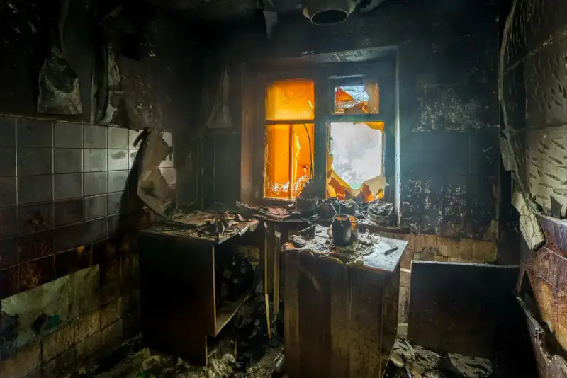 Fire Damage Cleanup professionals at work in Santa Ana